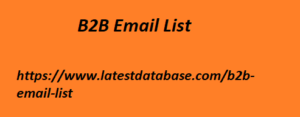 B2B Email List 